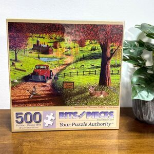 Bits and Pieces Puzzle Autumn In Pleasant Valley 18x24 500 Piece Jigsaw